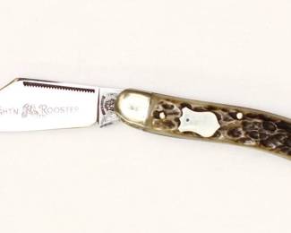 Fight'n Fighting Rooster Knife Textured Wood and many other outstanding knives!