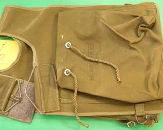 M2A1 Ammo Vest Green Canvas With attached rope