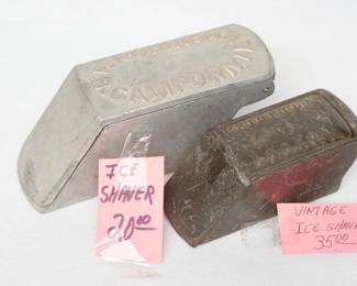 Antique Ice Shavers