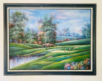 True Legacy Premium - Golf Oil Painting by Unknown
