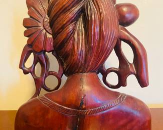 True Legacy Premium - Balinese Wood Carved Woman Bust