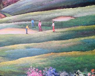 True Legacy Premium - Golf Oil Painting by Unknown