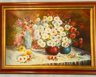 True Legacy Premium - Floral Oil Painting by G. Nelson