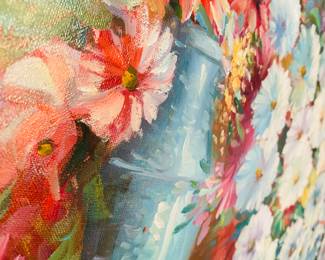True Legacy Premium - Floral Oil Painting by G. Nelson