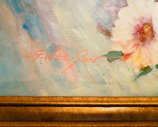 True Legacy Premium - Floral Oil Painting by G. Nelson