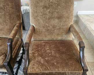 Stunning Minton Spidell pair of lounge chairs