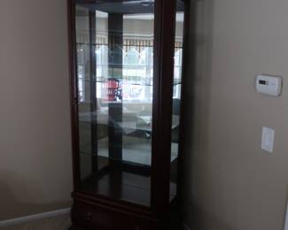 Display Cabinet   W-40”   D-17”   H-80”