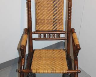 Antique Victorian Hunzinger Style Rocker