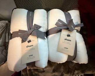 West Elm King pillow shams