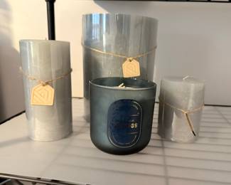 Ocean themed candles