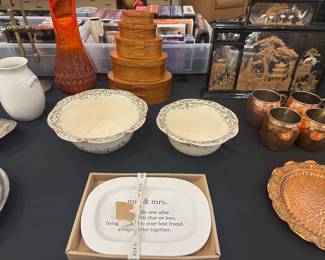 New Mud Pie 'Mr. & Mrs.' Plate