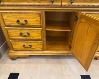 Bottom part of oak dresser