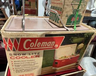 VINTAGE COLEMAN COOLERS IN ORIGINAL BOXES