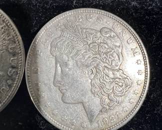 ANTIQUE COINS MORGAN SILVER DOLLARS MORE