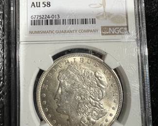 ANTIQUE COINS MORGAN SILVER DOLLARS MORE