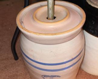 Antique Ceramic Butter Churns
