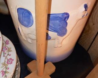 Antique Ceramic Butter Churns