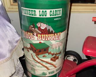 Vintage Pioneer Log Set