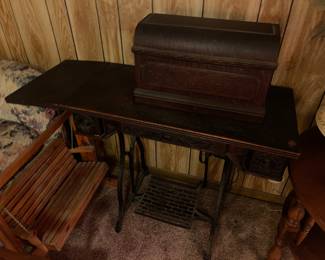 Antique pedal Sewing machine