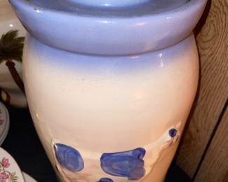 Antique Ceramic Butter Churns