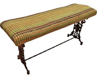 Vintage Cast Iron Bench