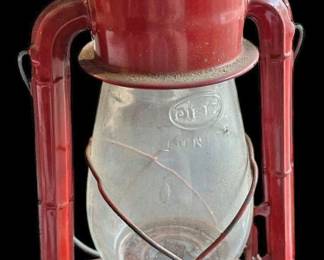 Vintage Dietz Junior Orange Lantern