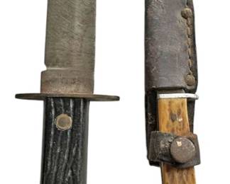 Two Vintage FixedBlade Knives