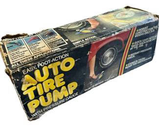 Vintage FootAction Auto Tire Pump