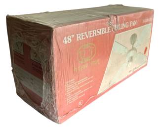 View Fan 48 Reversible White Ceiling Fan