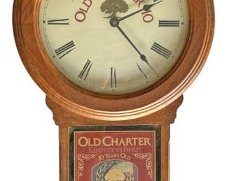 Old Charter Kentucky Whiskey Clock