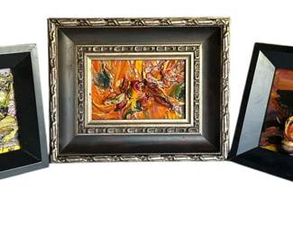 Three Original Renea Menzies Oil Paintings