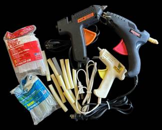 3 Glue Guns Glue Sticks