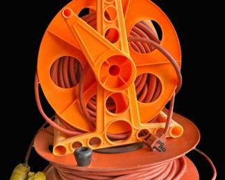 Two Long Extension Cords on Spools
