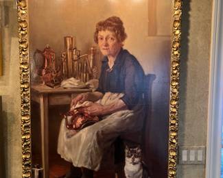 #24 “Ann Bourgaux” by Médard Tytgat, signed 1923
Tytgat was a Belgian artist (1871-1948)