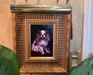 #42 “A King Charles Spaniel” by Manet (reproduction)