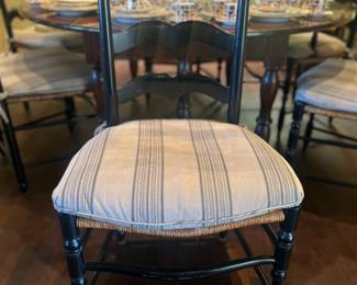 Neiman Marcus chairs, 2 armchair, 6 regular