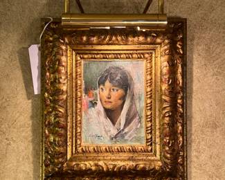 #23 Woman in Headscarf by Cyrus Afsary 

6” x 8”