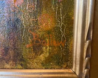 David Ballew signature on “October Showers”