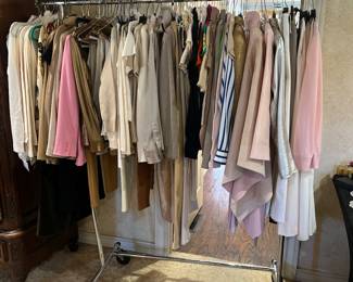 Entire rack of Ralph Lauren purple and black label clothing, tons with price tags still on. This is the time to upgrade yourself to cashmere and silk sweaters!! These pieces are so luxurious and timeless. 