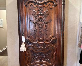 Beautiful French armoire

89” H x 36” W x 24”D