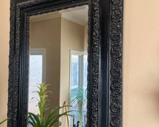 Hand carved mirror 