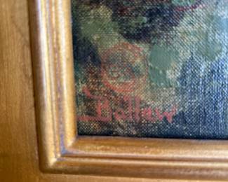 David Ballew signature on “Lilac Shadows”