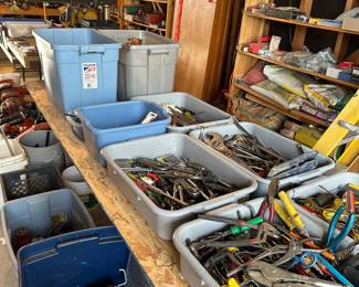 Tools Tools Tools. There are some China and Taiwan but mostly USA Made brands