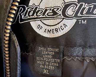 Riders Club Leather Jacket XL