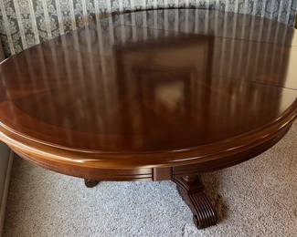 Dining Table w Leaf, 2 Arm Chairs, 4 Side Chairs