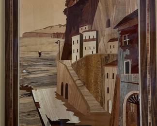 Italian Marquetry Inlaid Wood Sorrento