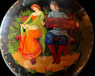 Vintage Russian Lacquered Box