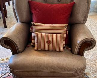 Leather Arm Chair x 2