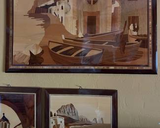 Italian Marquetry Inlaid Wood Sorrento