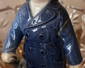 Royal Copenhagen Boy w Umbrella
